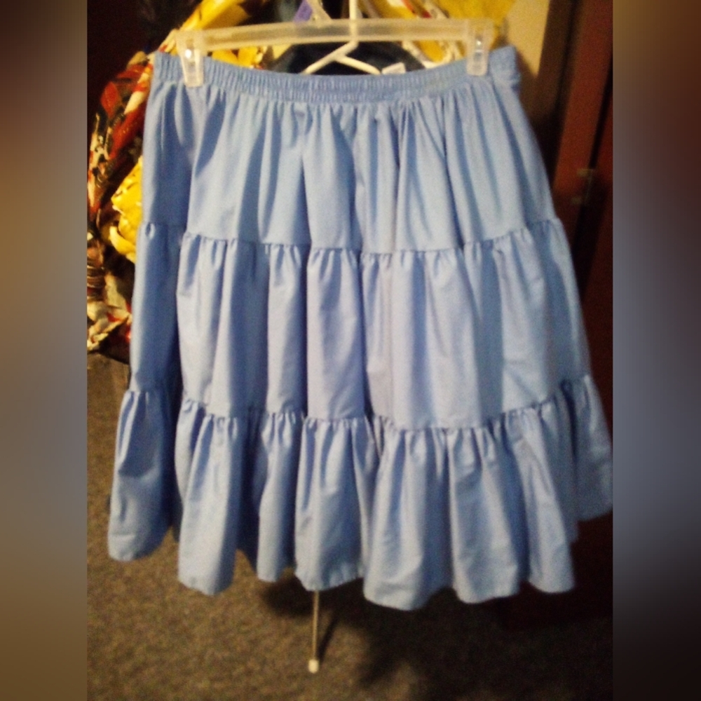 Malco Modes Square Dancing Western Skirt Size L Holidays Christmas